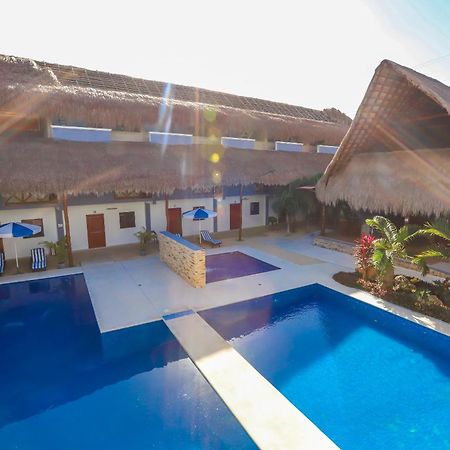 Hotel Pejelagarto Bacalar Buitenkant foto