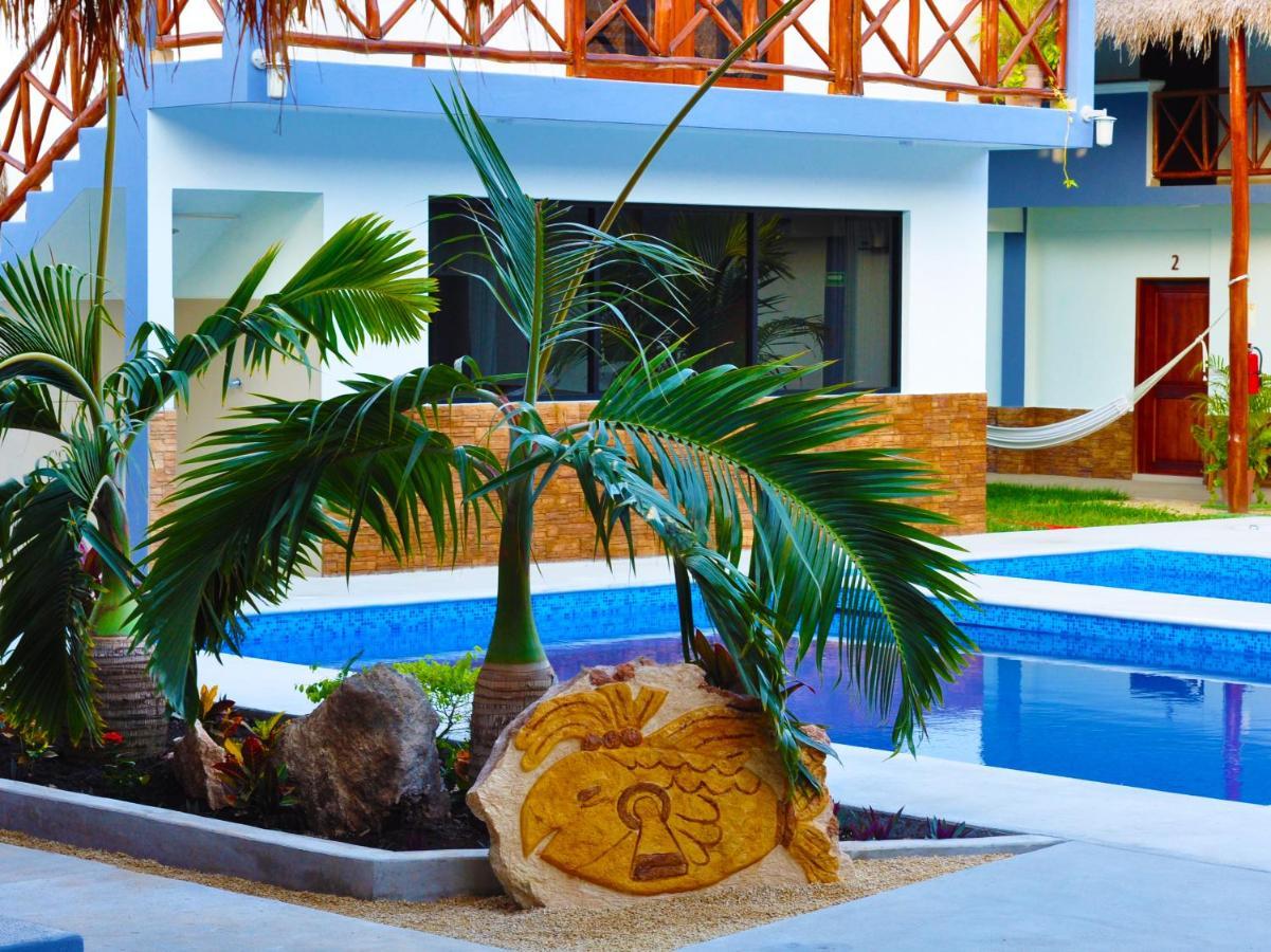 Hotel Pejelagarto Bacalar Buitenkant foto