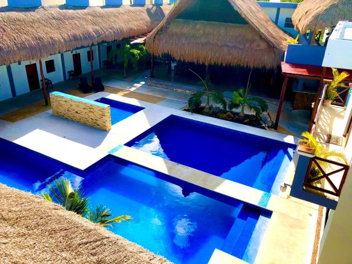Hotel Pejelagarto Bacalar Buitenkant foto