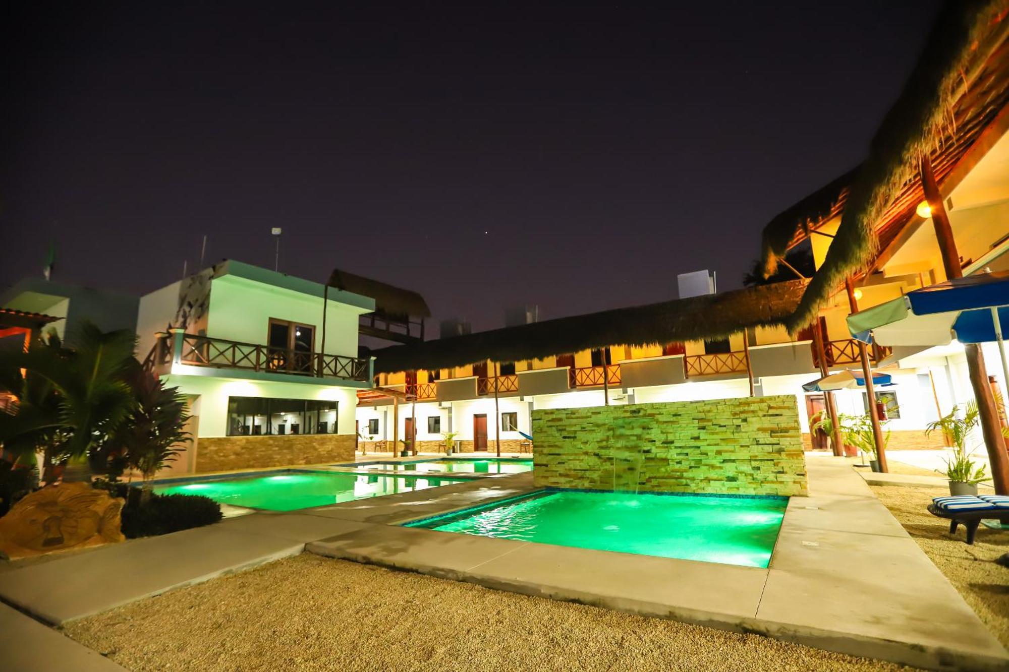 Hotel Pejelagarto Bacalar Buitenkant foto